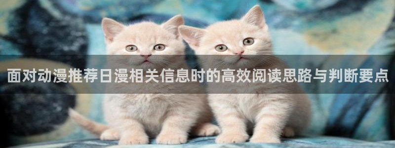 动漫天堂新番大全:面对动漫推荐日漫相关信息时的高效阅读思路与判断要点配图